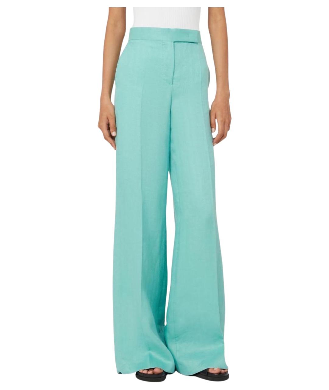 MAX MARA Льняные прямые брюки, фото 1