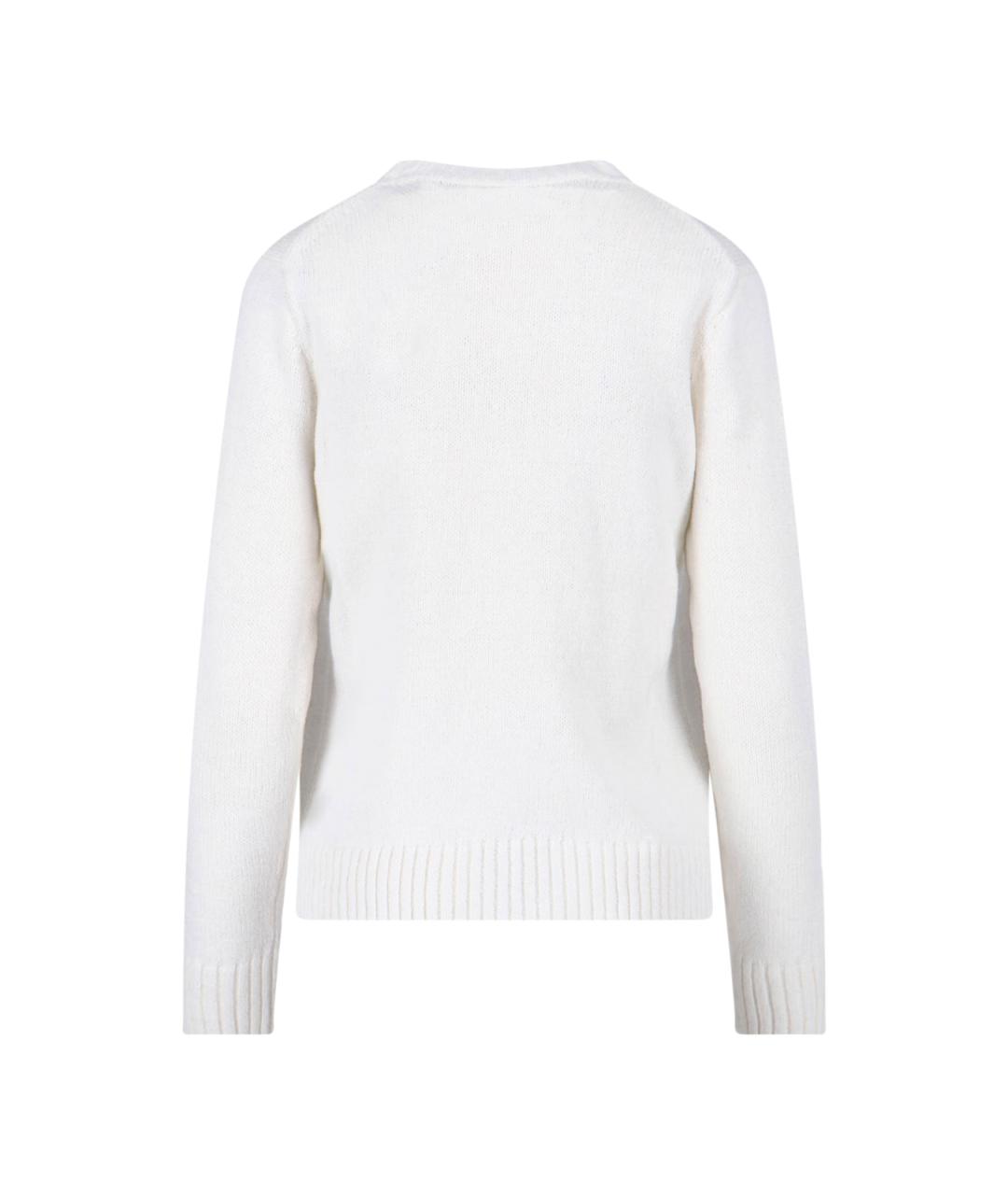POLO RALPH LAUREN Белый шерстяной джемпер / свитер, фото 2