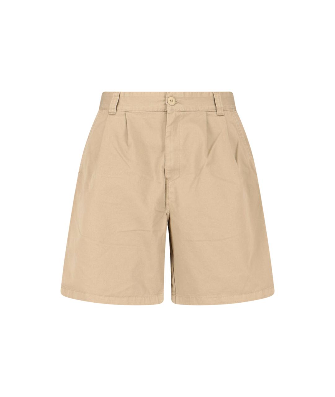 CARHARTT WIP Бежевые хлопковые шорты, фото 1