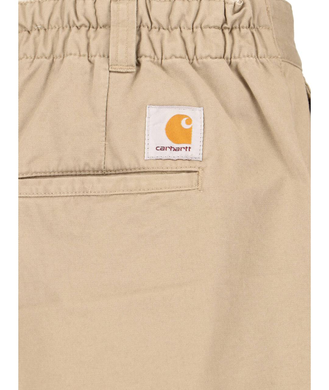 CARHARTT WIP Бежевые хлопковые шорты, фото 4