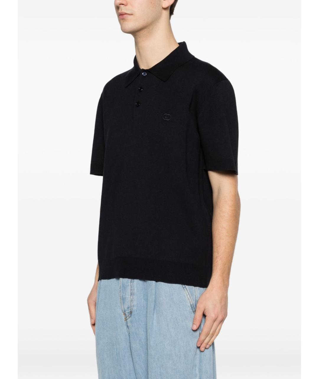 GUCCI Хлопковое поло с коротким рукавом, фото 5