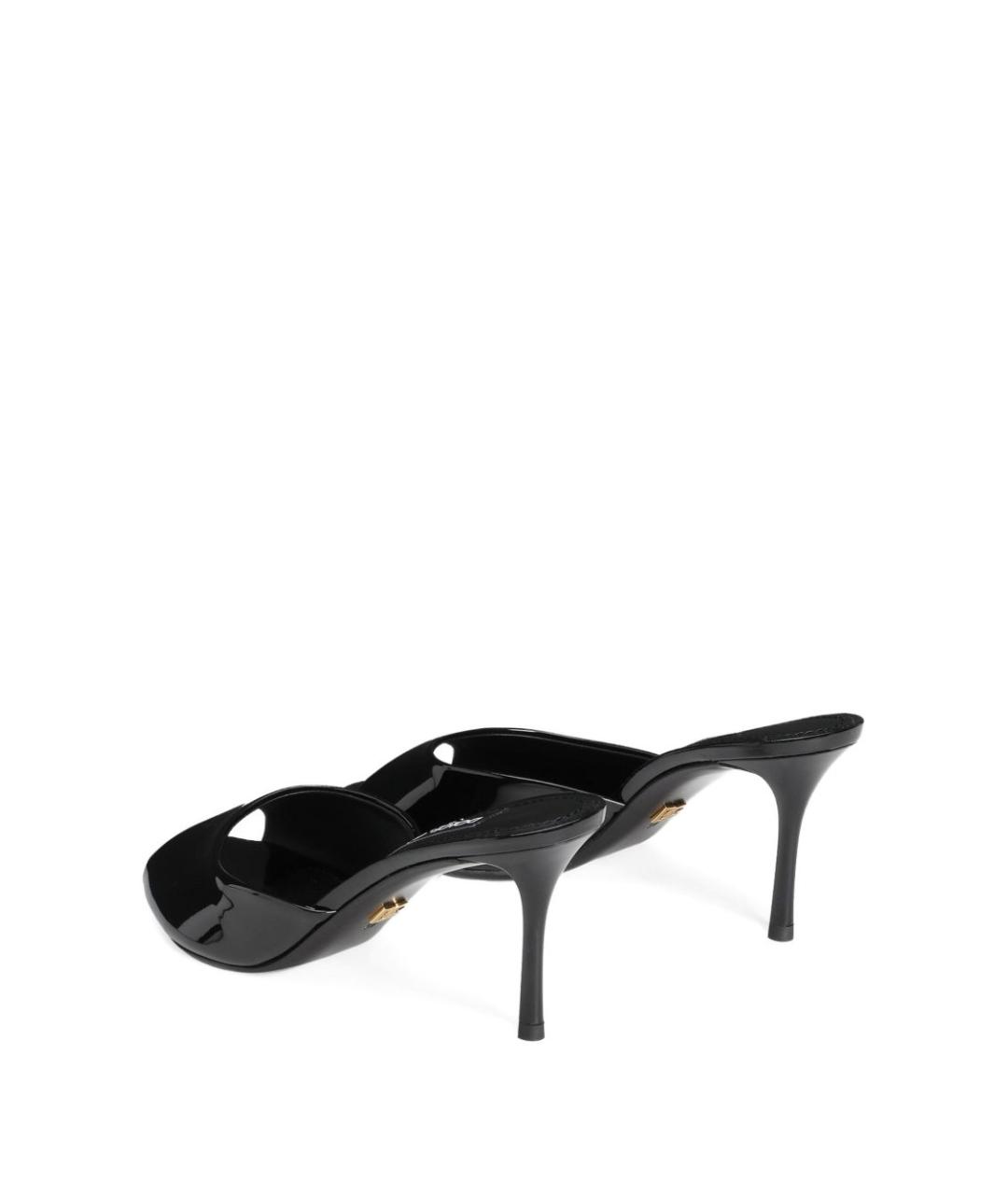 DOLCE&GABBANA Черные мюли, фото 3