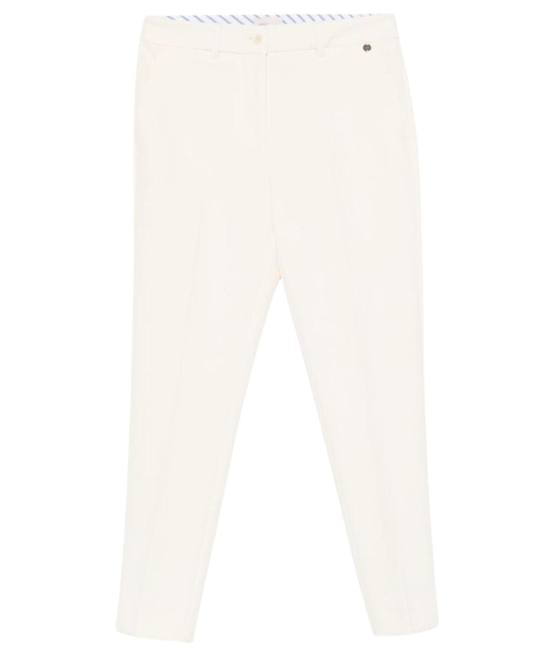 LIU JO Бежевые полиэстеровые прямые брюки, фото 1