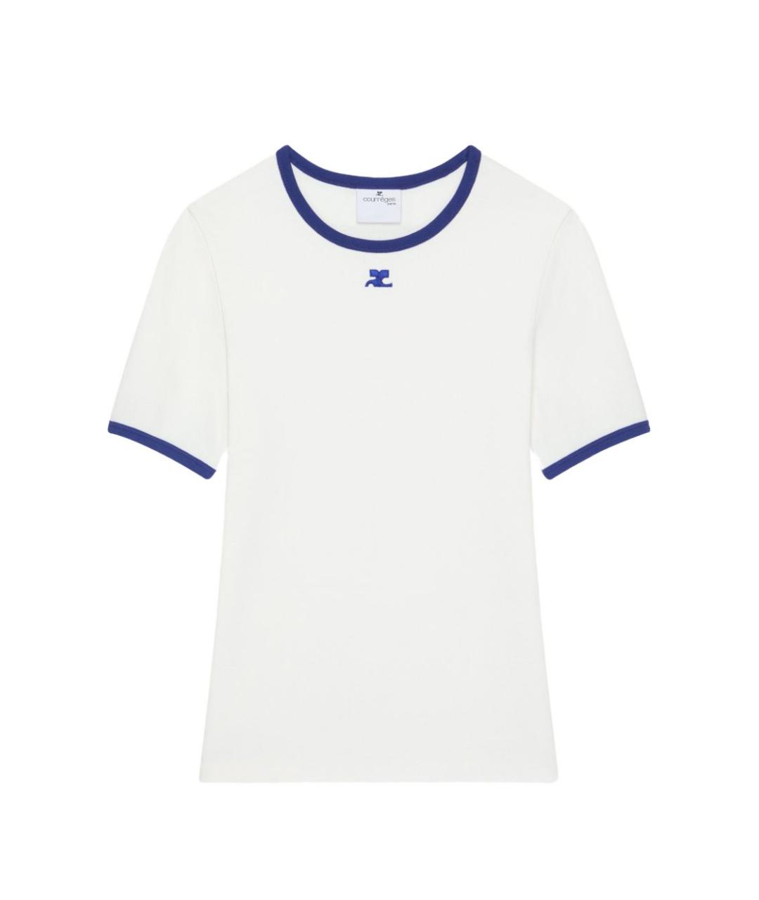 COURREGES Белая футболка, фото 1