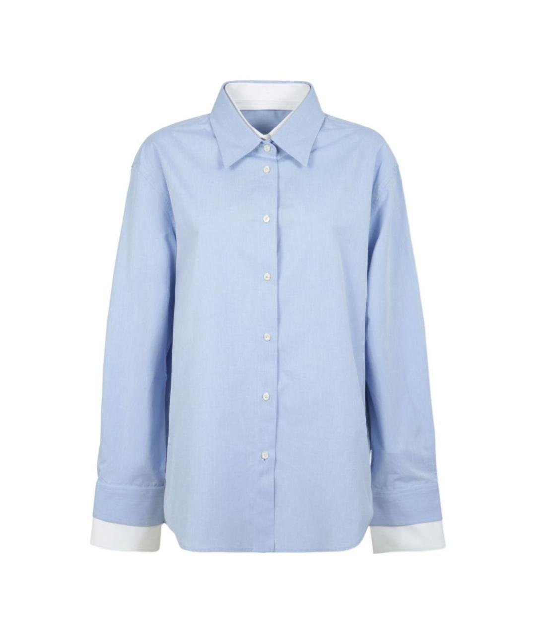 ACNE STUDIOS Голубая хлопковая рубашка, фото 1
