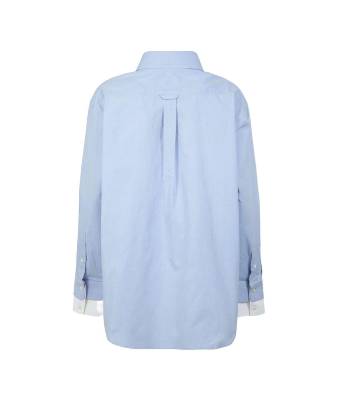 ACNE STUDIOS Голубая хлопковая рубашка, фото 2