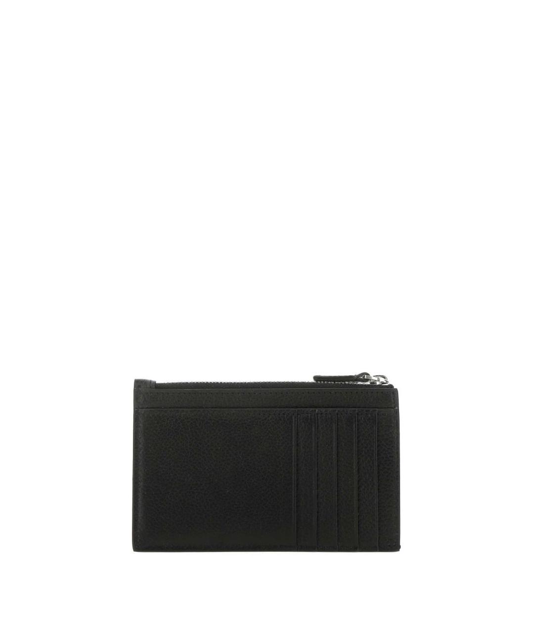 BALENCIAGA Черный кожаный кошелек, фото 3