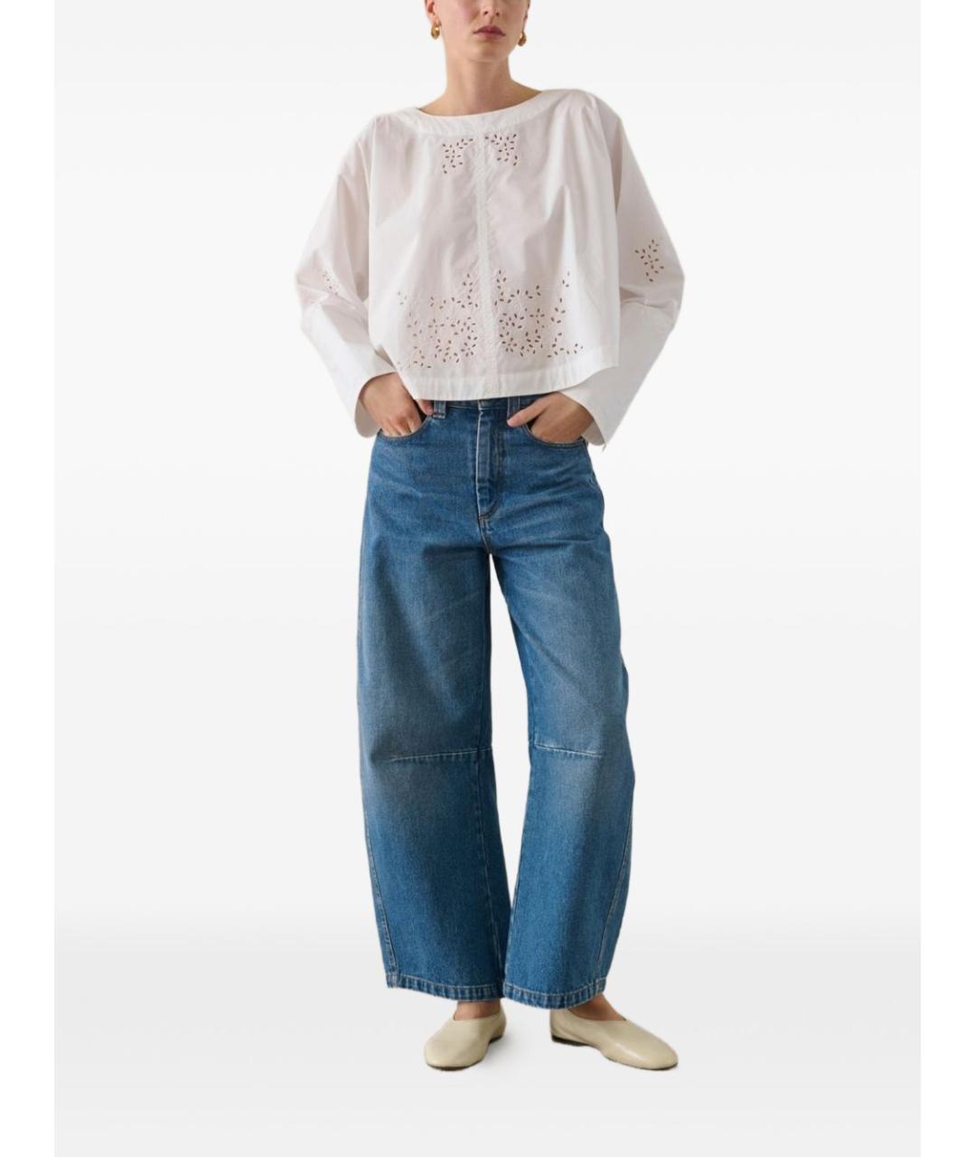 SOEUR Белая хлопковая рубашка, фото 3