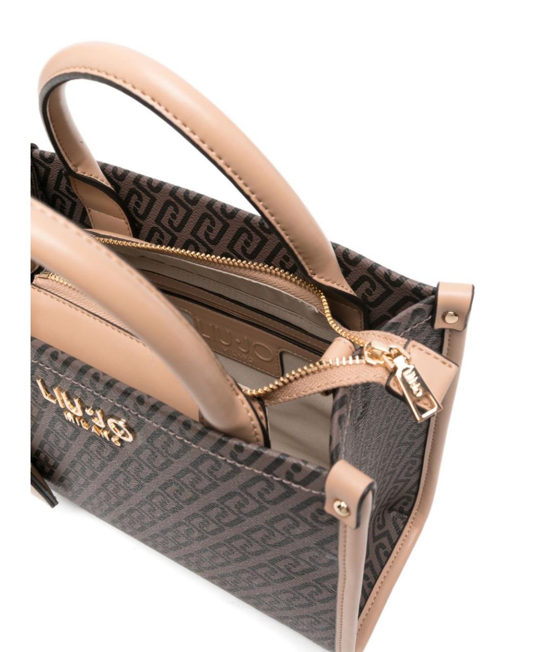 LIU JO Розовая сумка тоут из искусственной кожи, фото 4