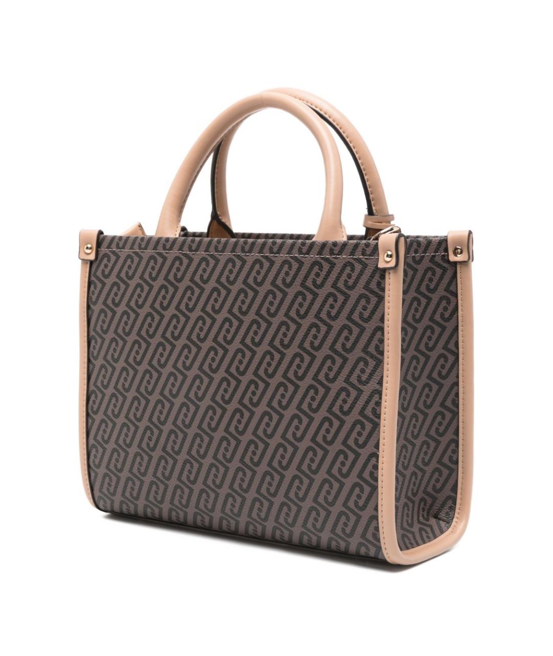 LIU JO Розовая сумка тоут из искусственной кожи, фото 3