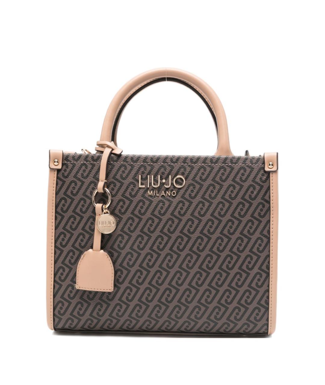 LIU JO Розовая сумка тоут из искусственной кожи, фото 1