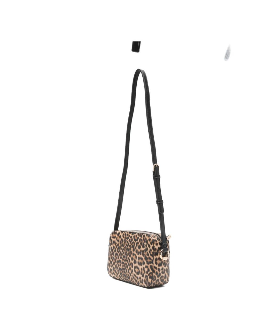 LIU JO Коричневая сумка через плечо из искусственной кожи, фото 2