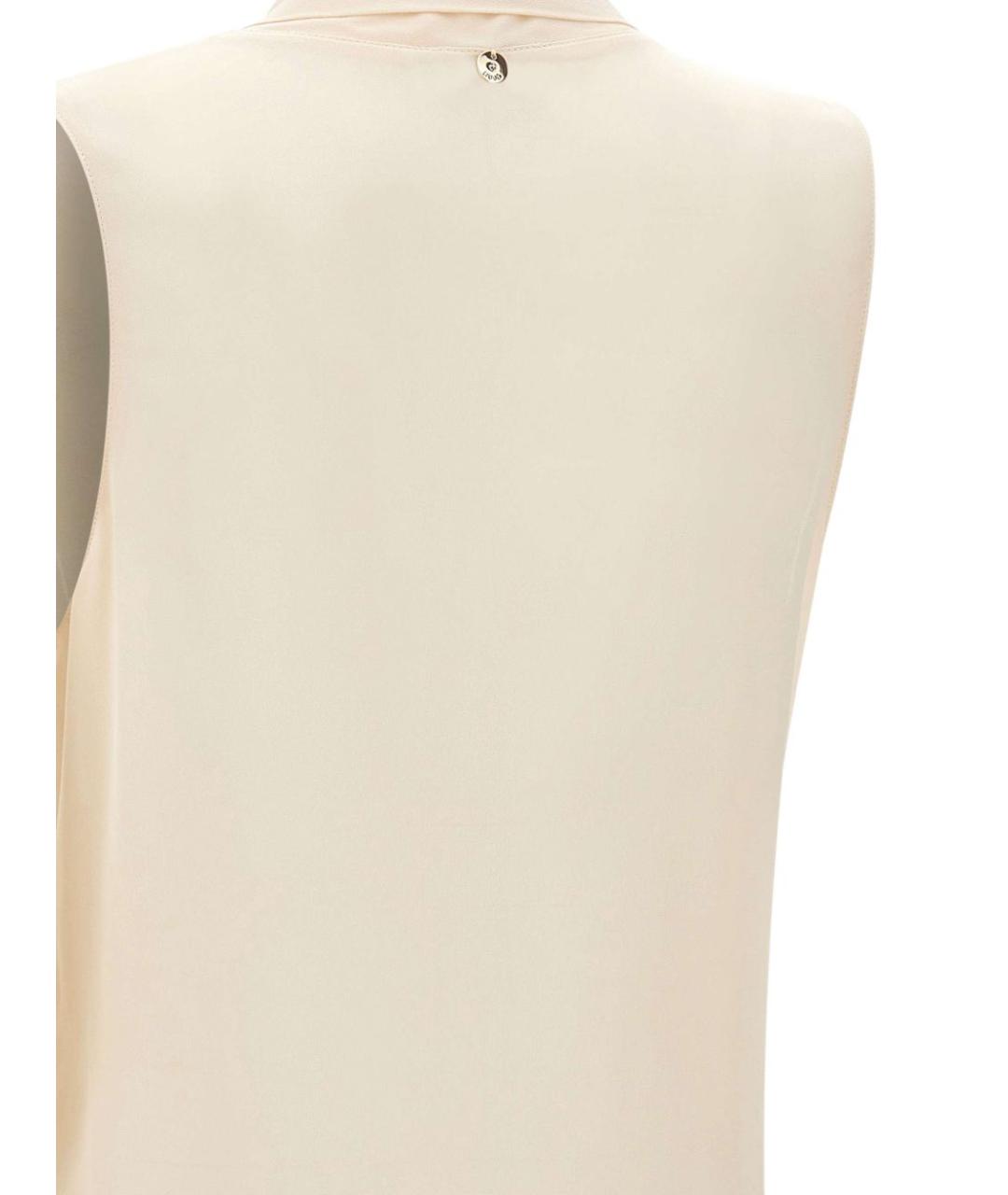 LIU JO Бежевая вискозная рубашка, фото 4