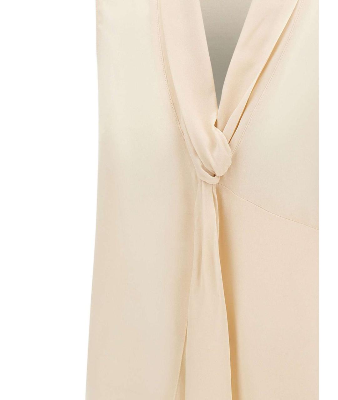 LIU JO Бежевая вискозная рубашка, фото 2