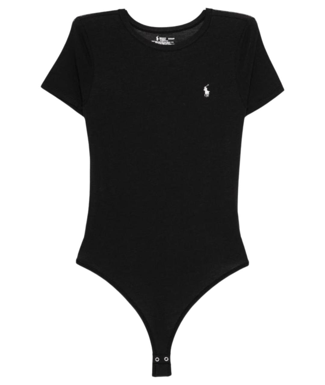 POLO RALPH LAUREN Черное хлопковое боди, фото 1