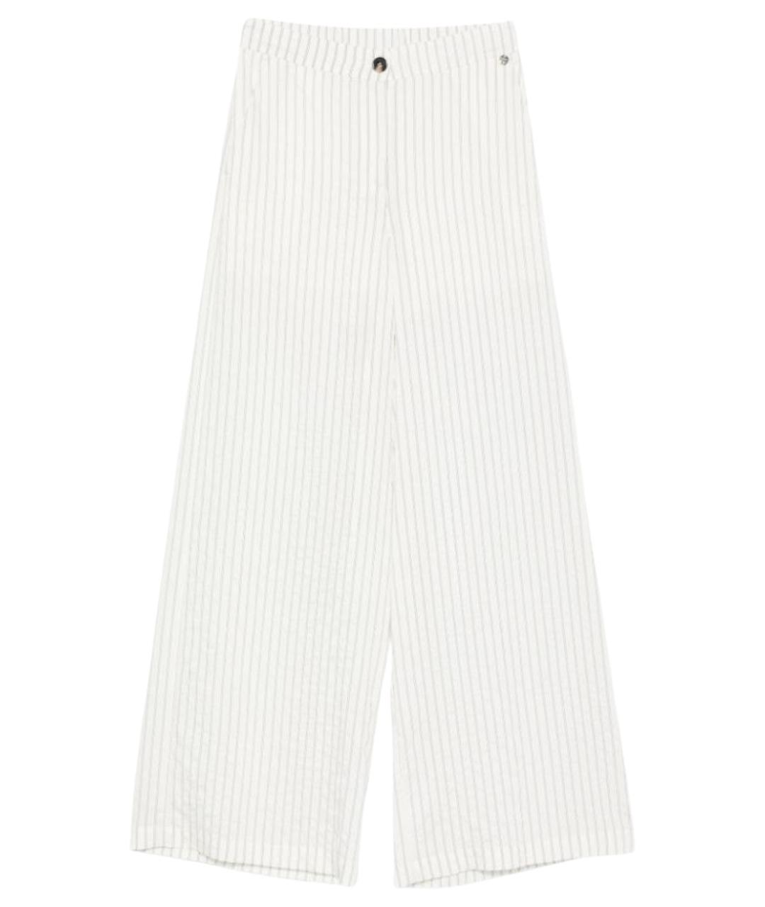 LIU JO Белые брюки широкие, фото 1