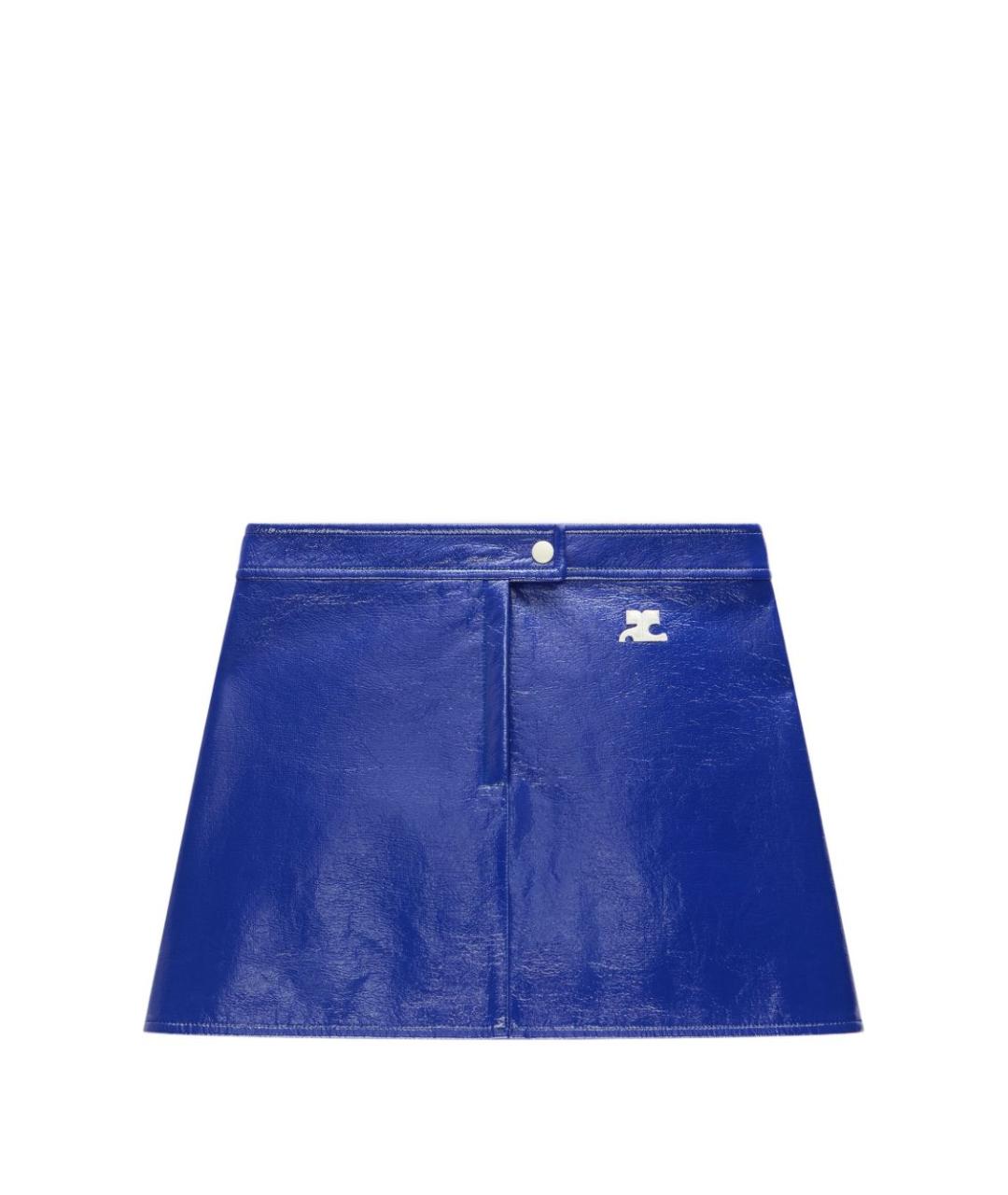 COURREGES Синяя юбка миди, фото 1