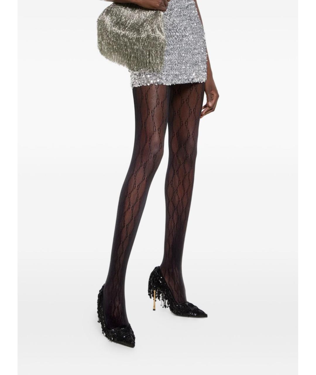 GUCCI Черные носки, чулки и колготы, фото 2