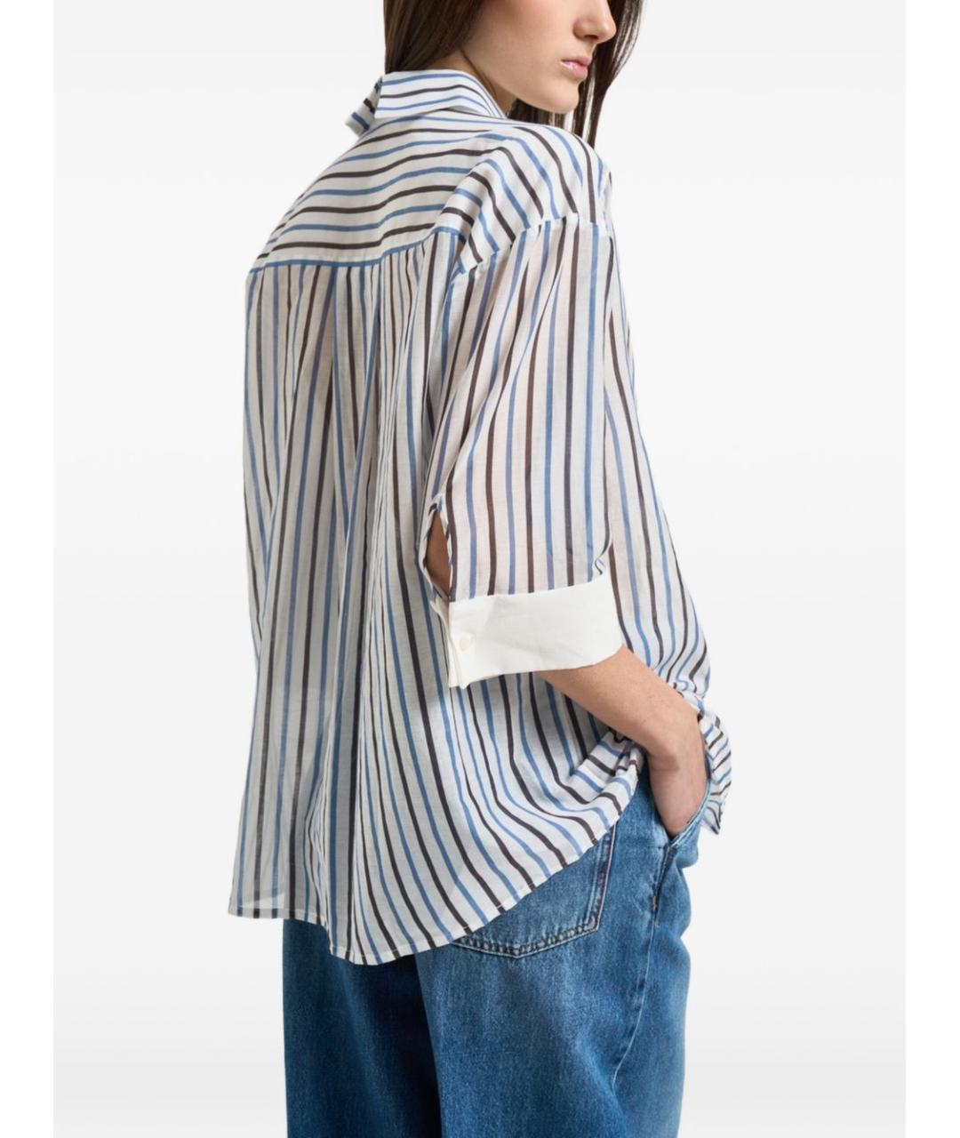 SEMICOUTURE Мульти хлопковая рубашка, фото 4