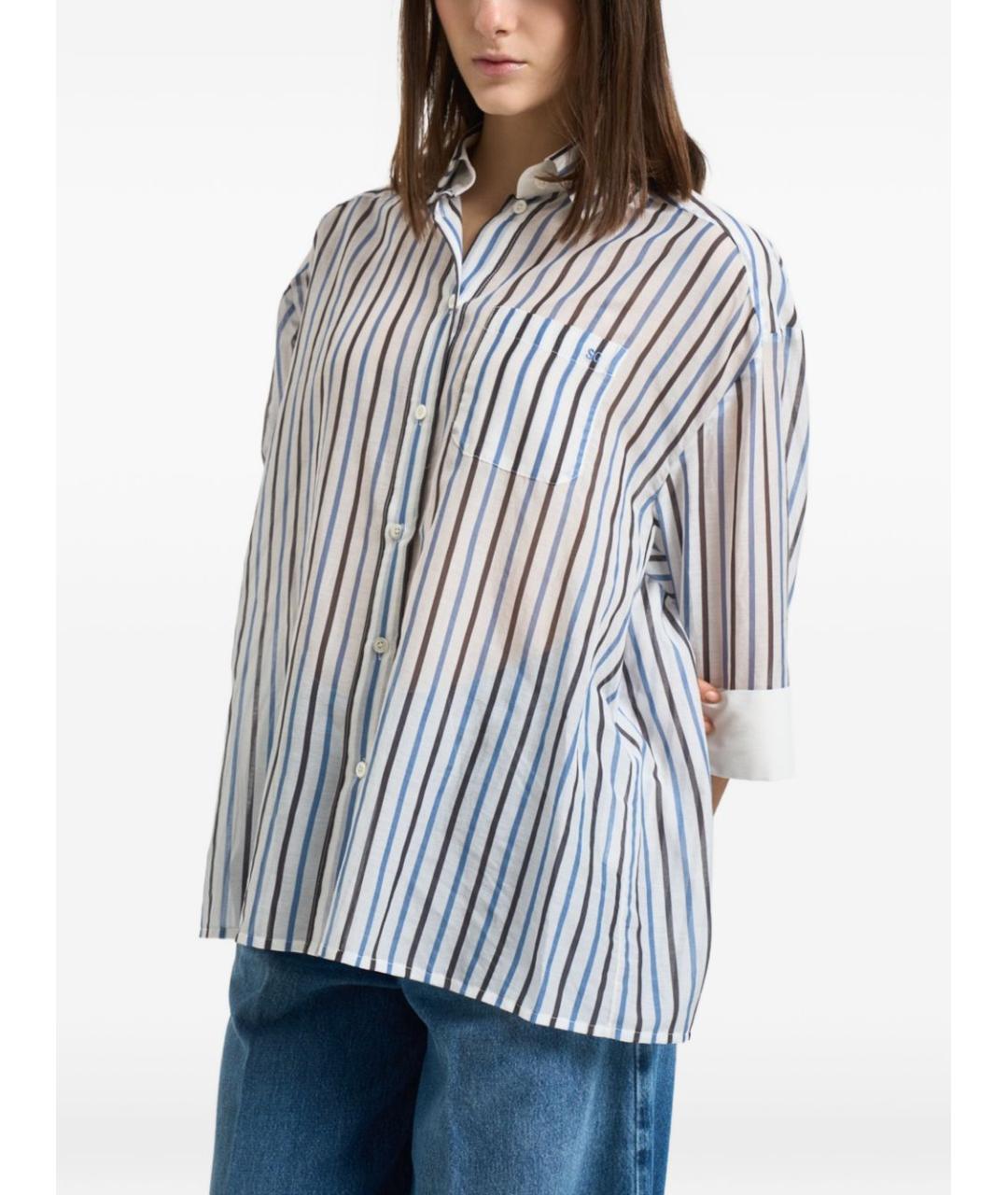 SEMICOUTURE Мульти хлопковая рубашка, фото 5