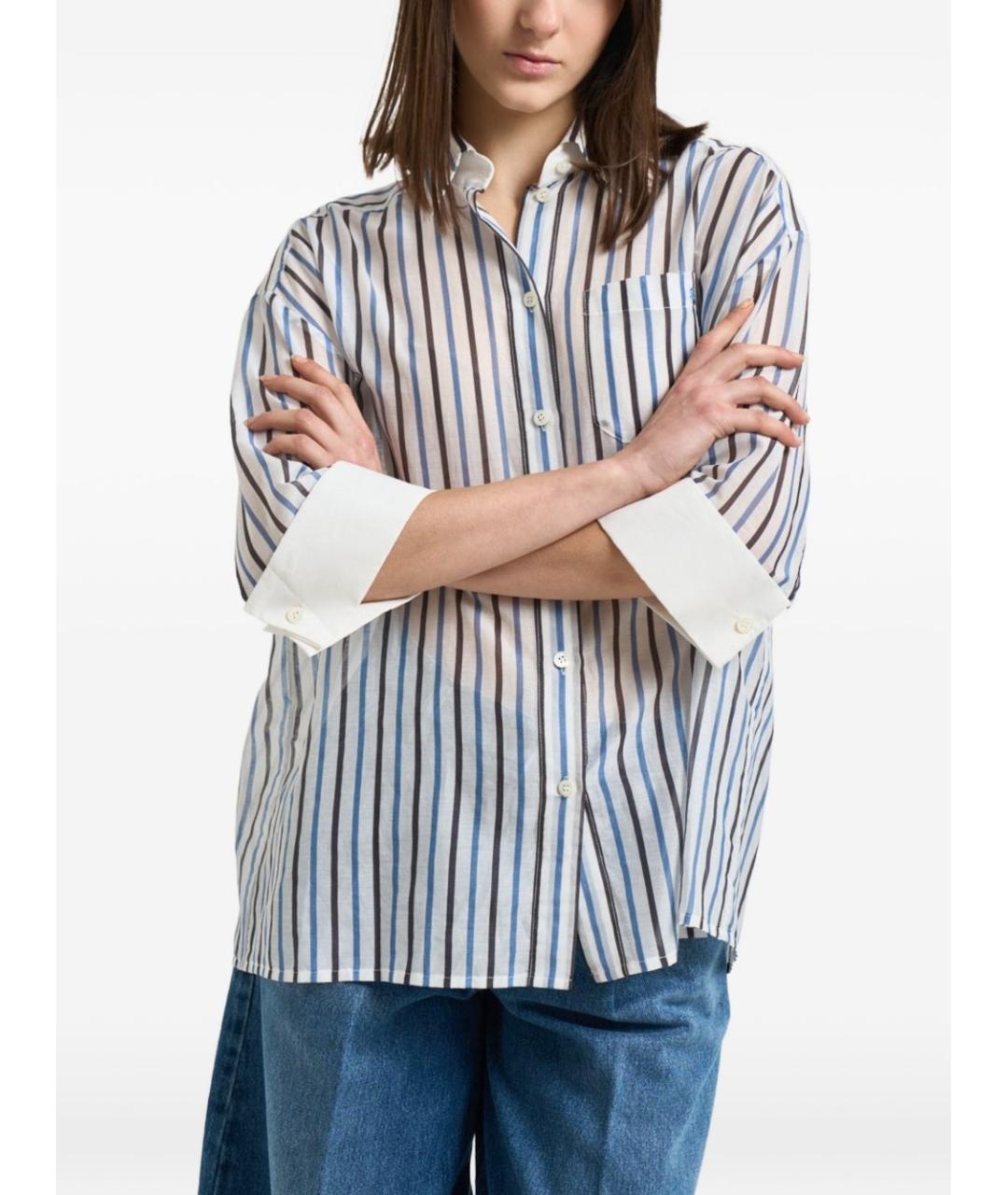 SEMICOUTURE Мульти хлопковая рубашка, фото 7