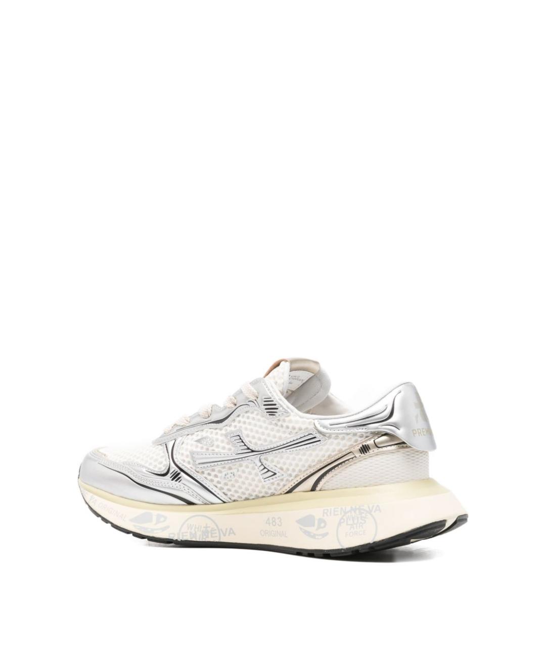 PREMIATA Белые текстильные кроссовки, фото 2