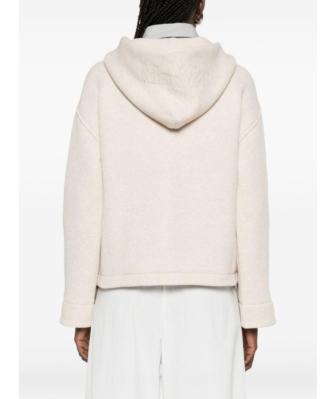 MAX MARA Бежевый хлопковый джемпер / свитер, фото 4