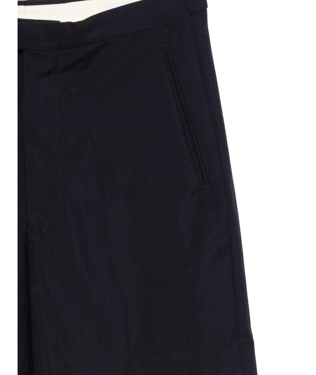 PRADA Темно-синие шерстяные шорты, фото 3