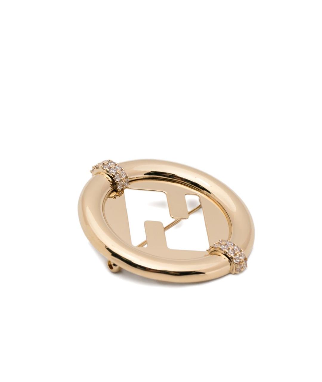 FENDI Золотая булавка / брошь, фото 3