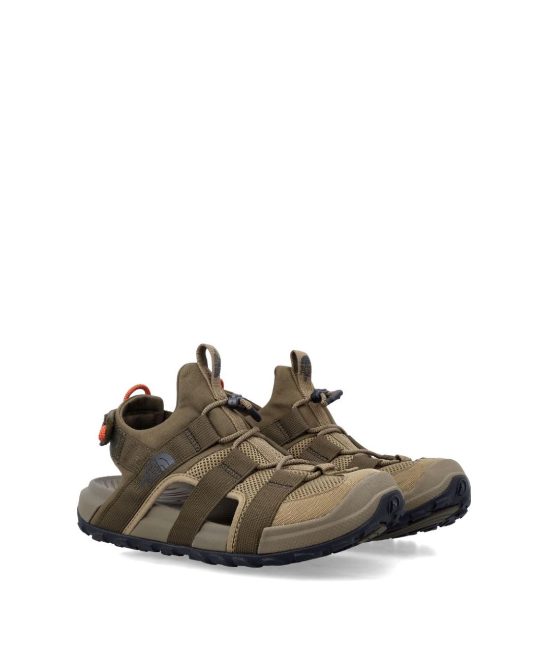 THE NORTH FACE Хаки текстильные сандалии, фото 3