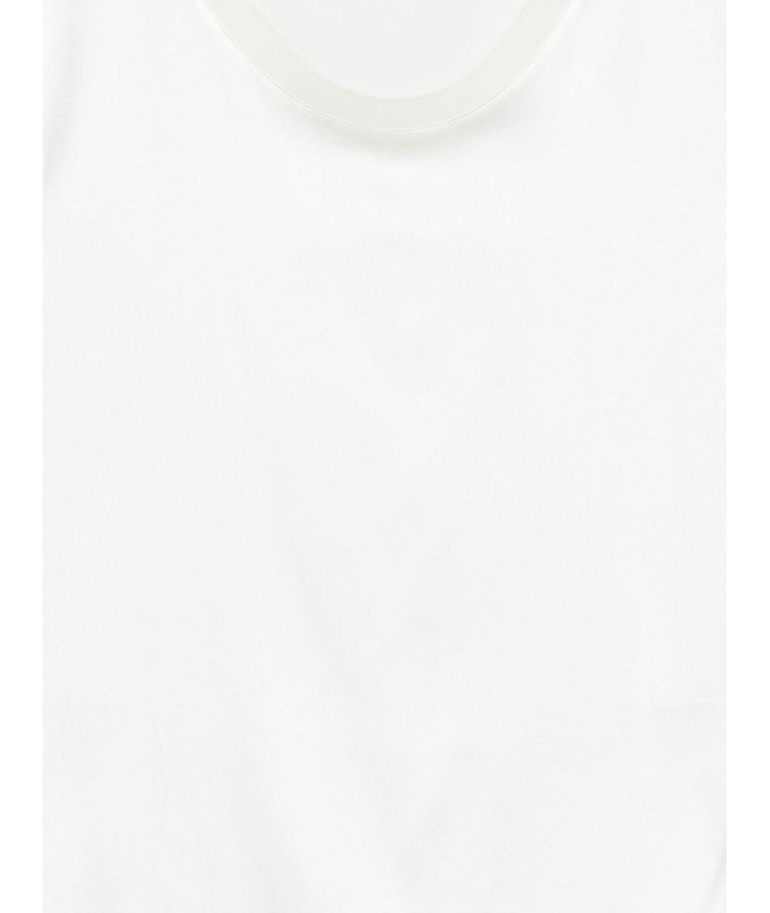 SEVENTY Белая шелковая майка, фото 2