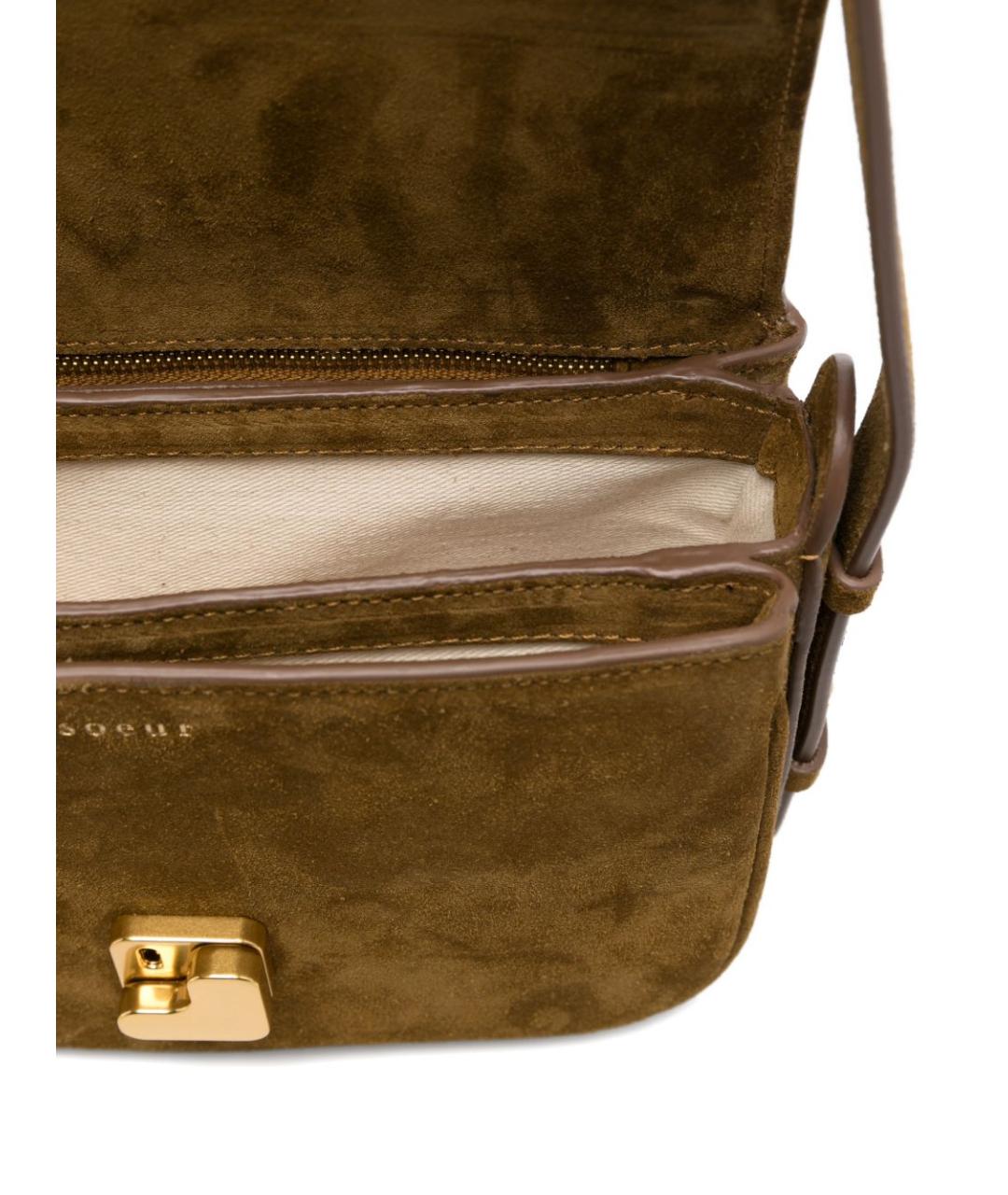 SOEUR Коричневая кожаная сумка тоут, фото 3