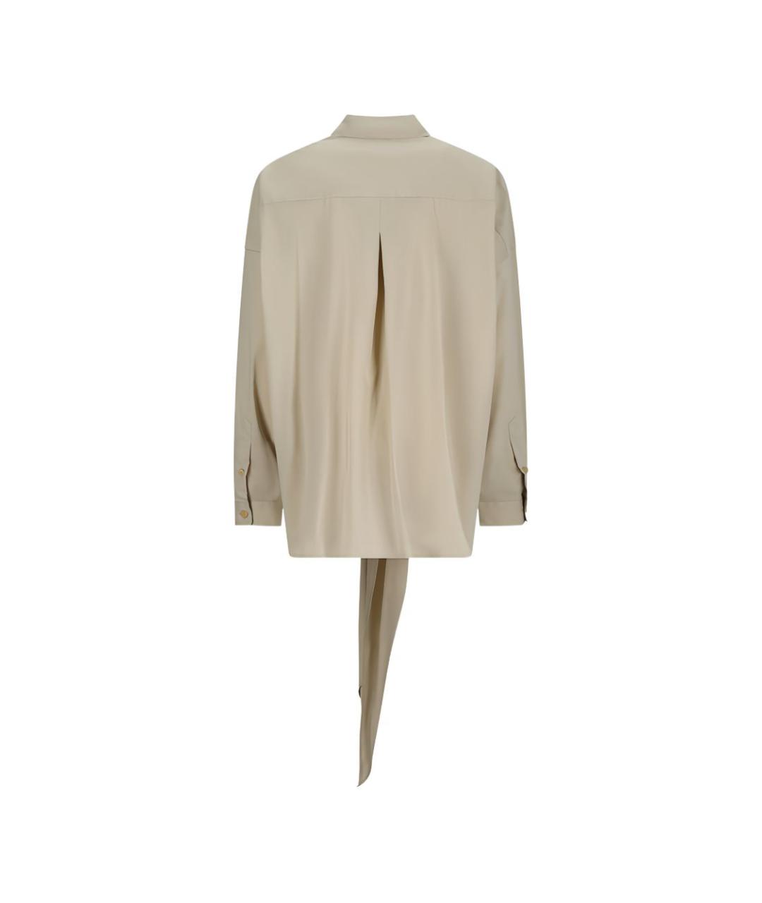 DARKPARK Бежевая хлопковая рубашка, фото 2