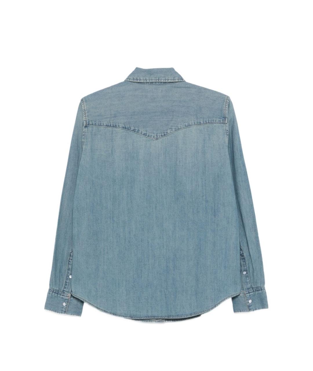 LEVI'S Голубая хлопковая рубашка, фото 2