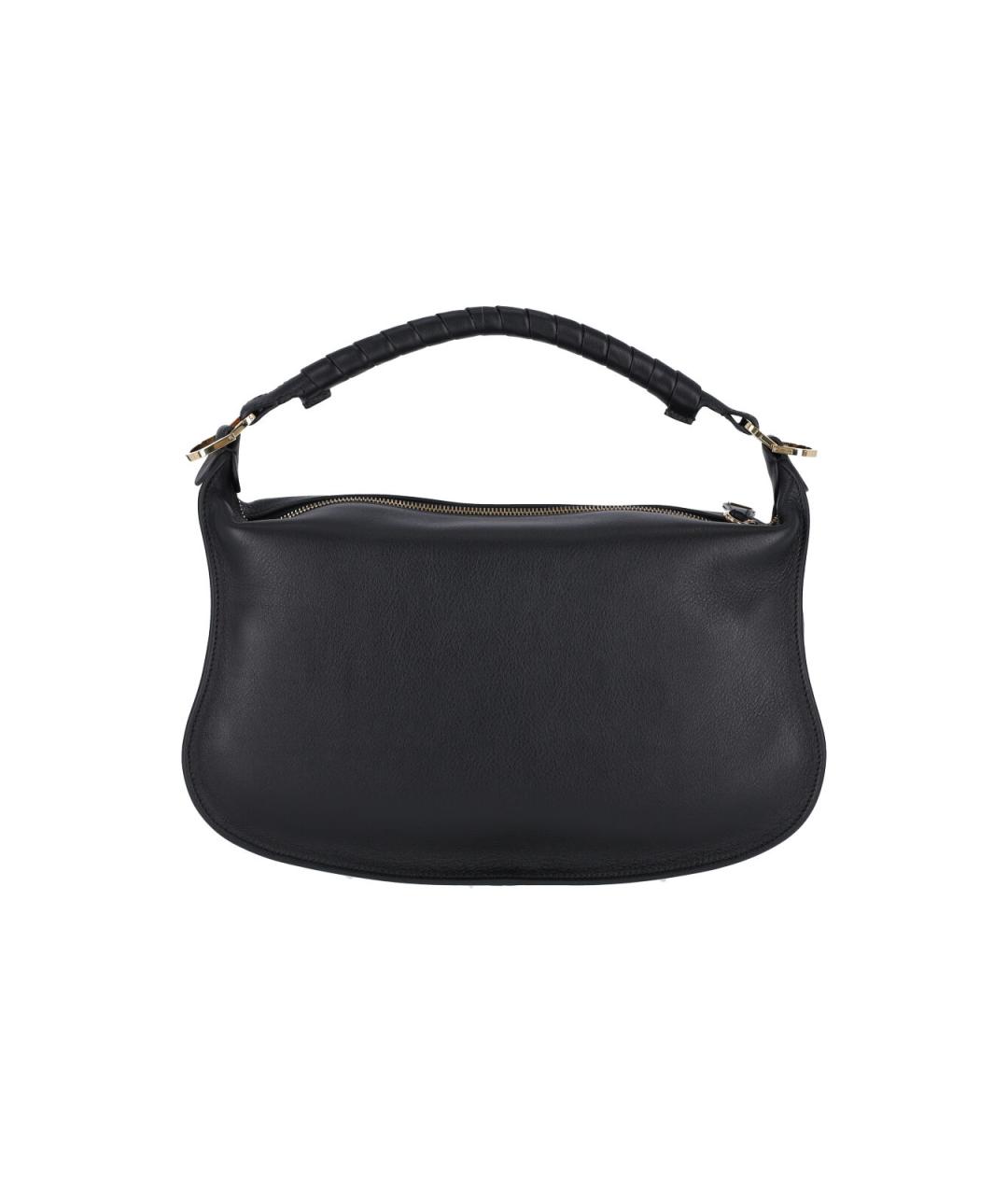 CHLOE Черная кожаная сумка через плечо, фото 3