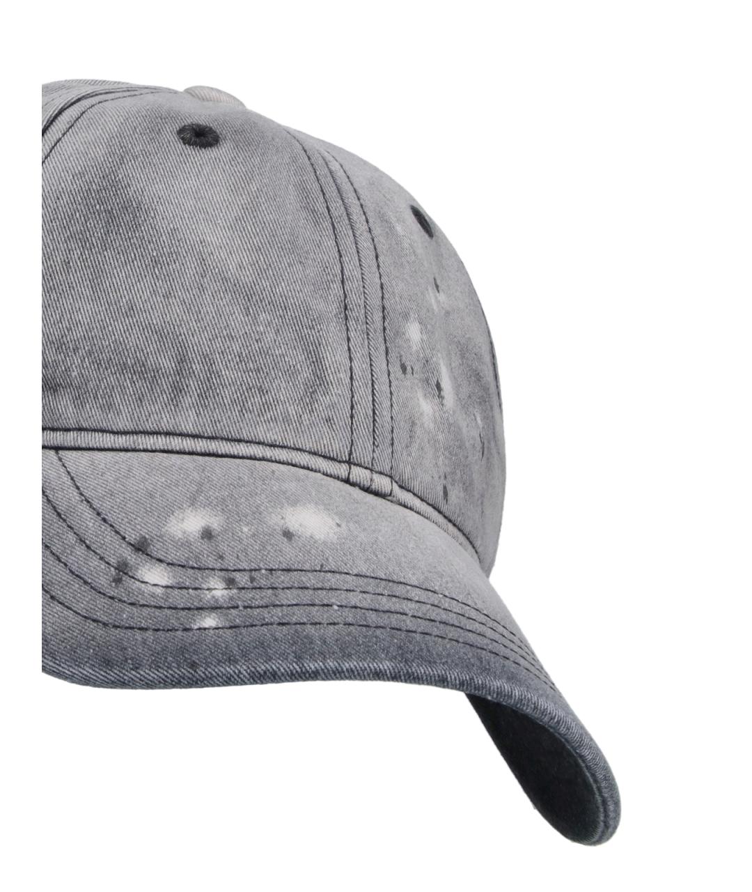 OUR LEGACY Серая хлопковая кепка/бейсболка, фото 3