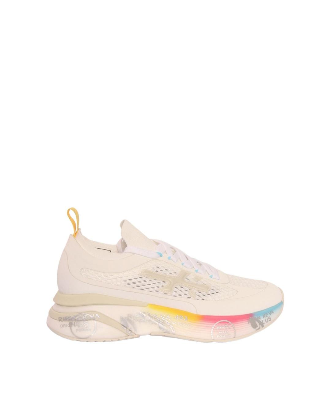 PREMIATA Бежевые синтетические кроссовки, фото 1