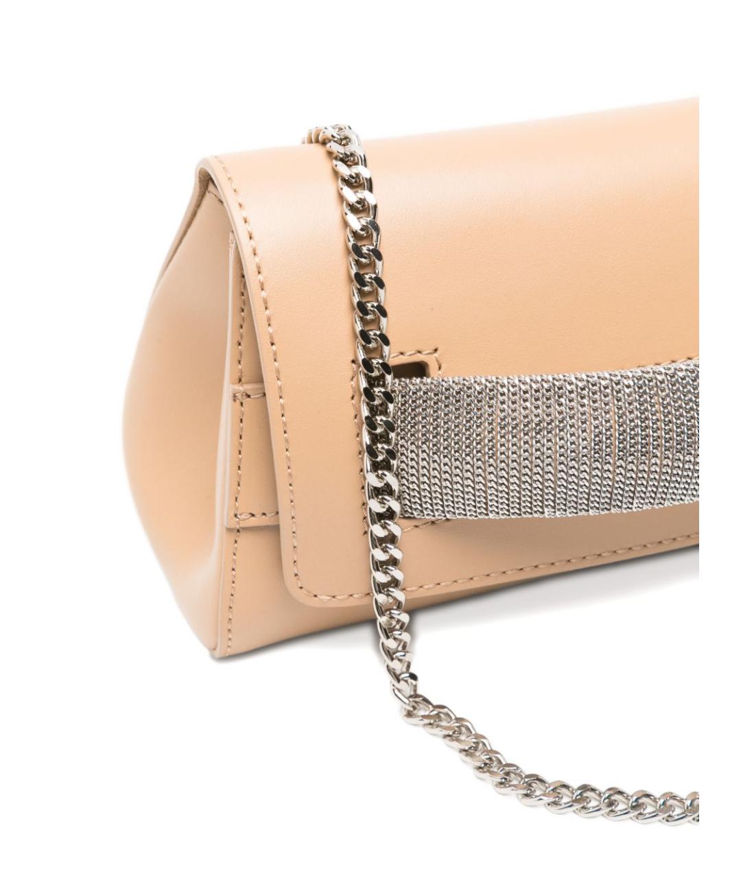 ORCIANI Бежевая кожаная сумка через плечо, фото 2