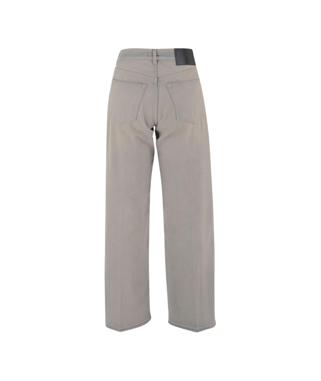 HAIKURE Синие хлопковые прямые джинсы, фото 2