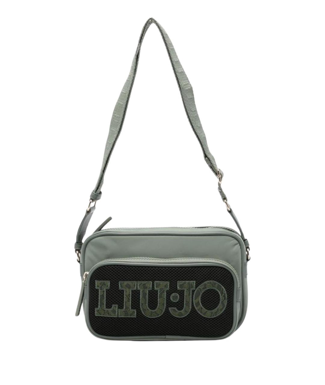 LIU JO Зеленая тканевая сумка через плечо, фото 1