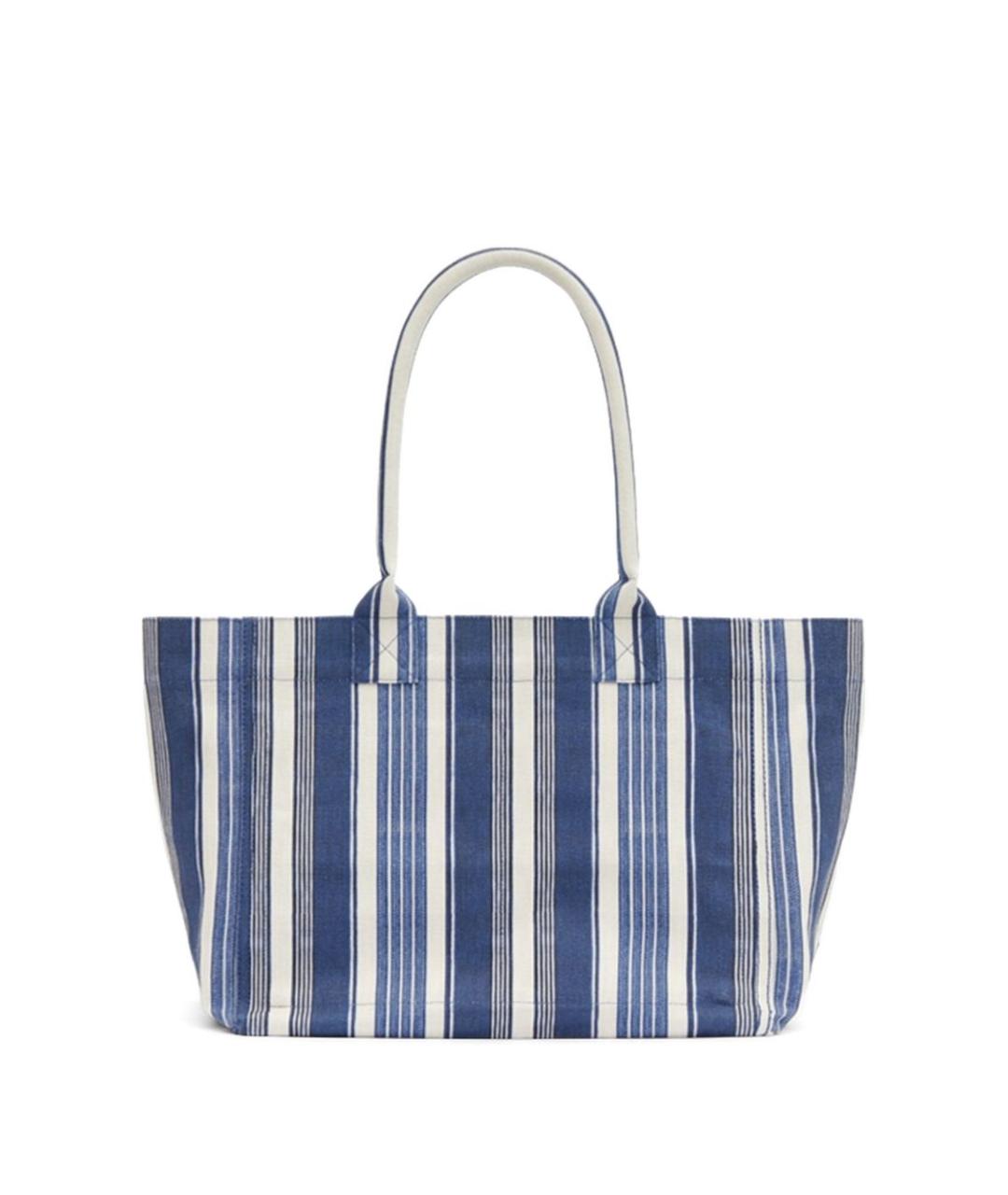 ISABEL MARANT Синяя хлопковая сумка тоут, фото 6