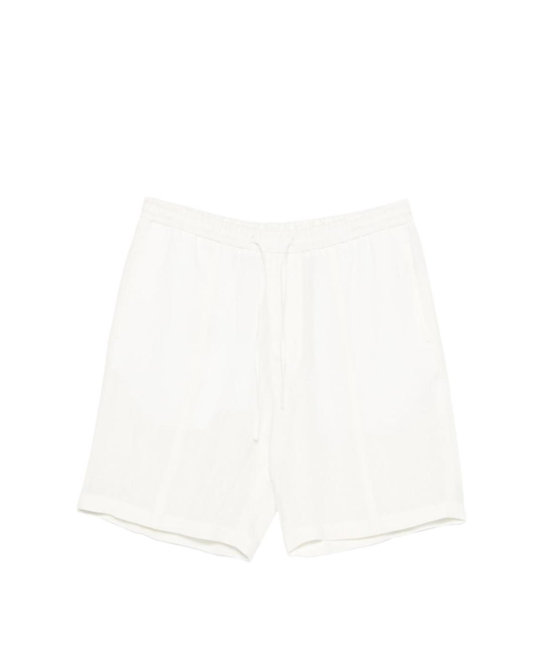 EMPORIO ARMANI Белые льняные шорты, фото 1