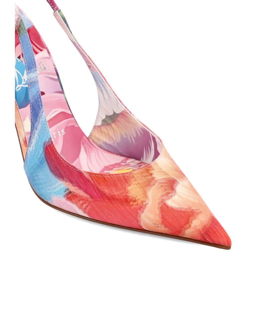 CHRISTIAN LOUBOUTIN Мульти текстильные туфли, фото 4