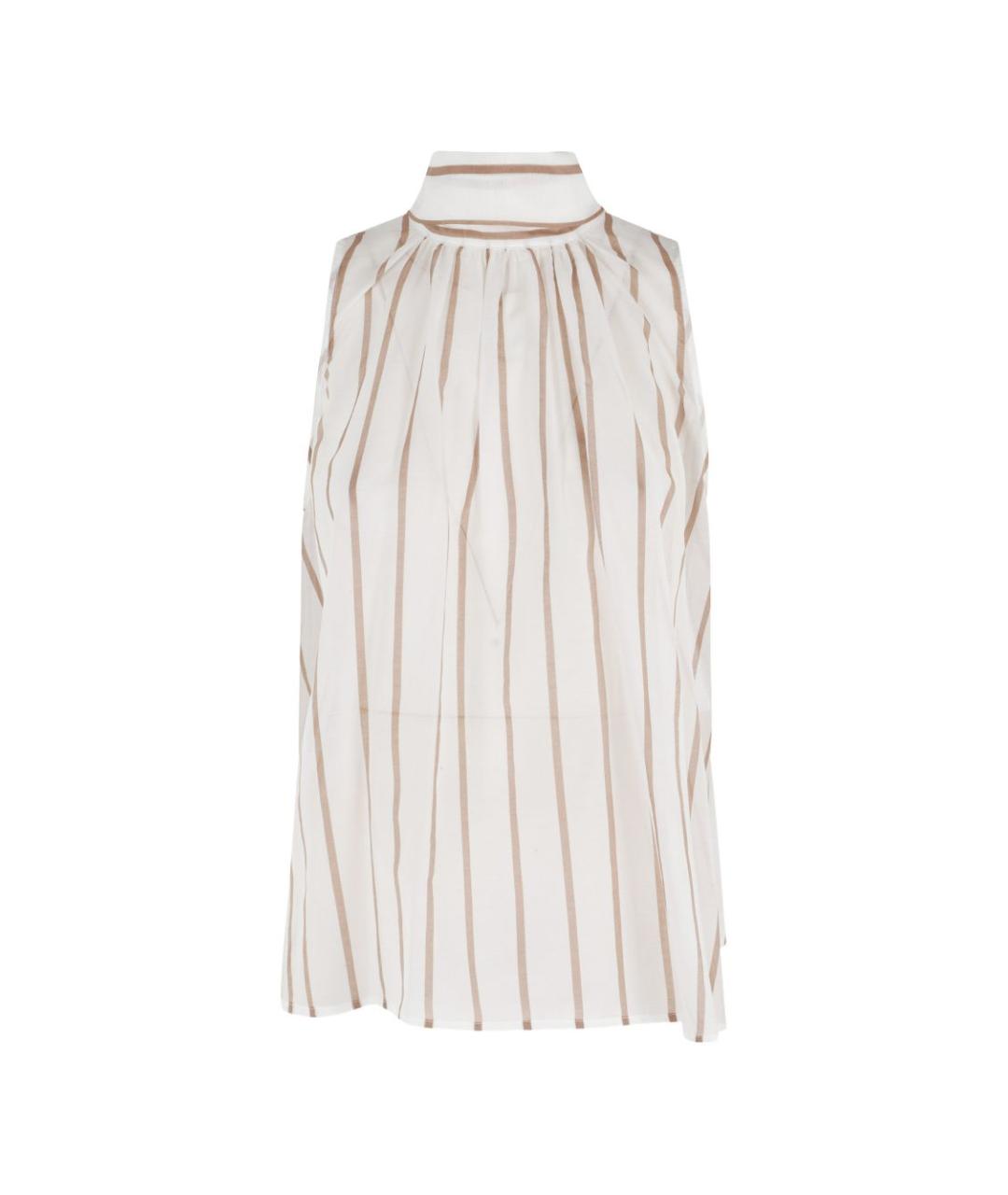 SEMICOUTURE Белая хлопковая майка, фото 2