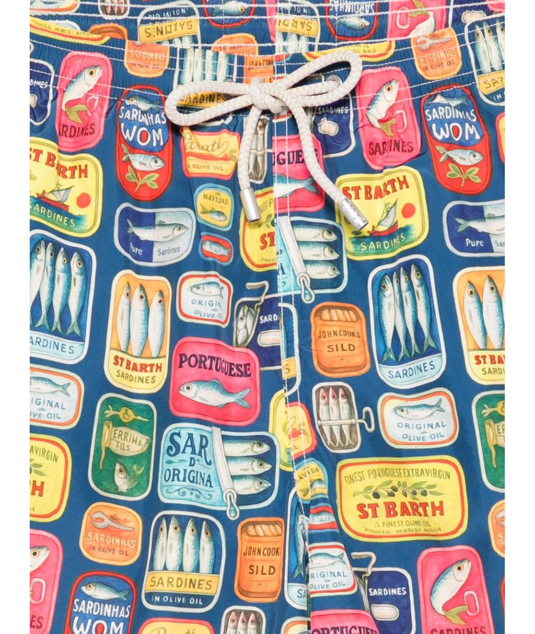 MC2 SAINT BARTH Мульти полиэстеровые шорты, фото 3