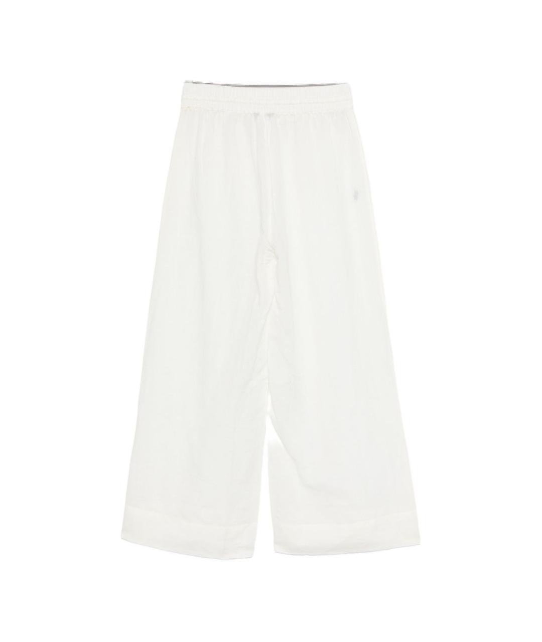 POLO RALPH LAUREN Бежевые хлопковые брюки широкие, фото 3