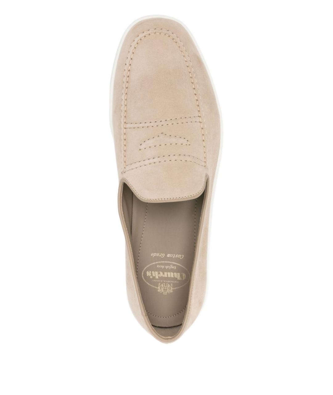 CHURCH'S Бежевые замшевые лоферы, фото 2