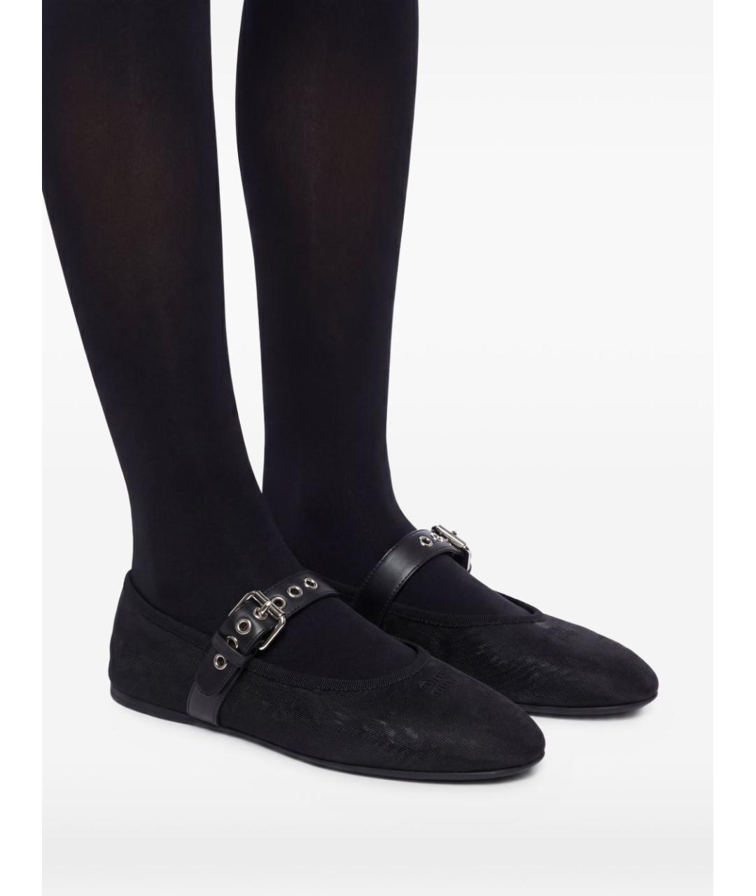 MIU MIU Текстильные балетки, фото 5