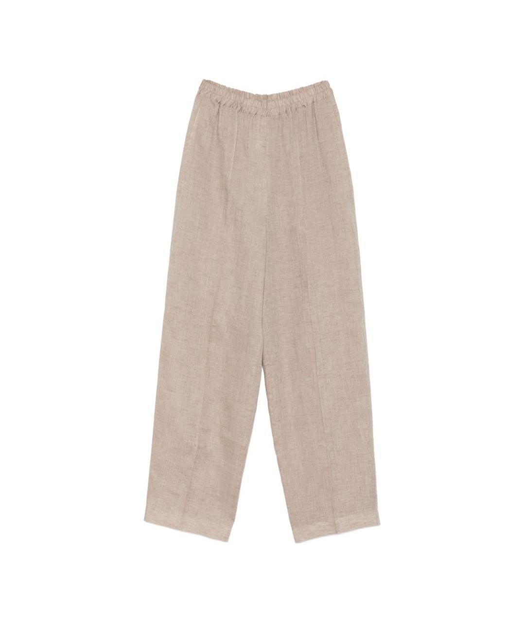 FABIANA FILIPPI Серые прямые брюки, фото 1