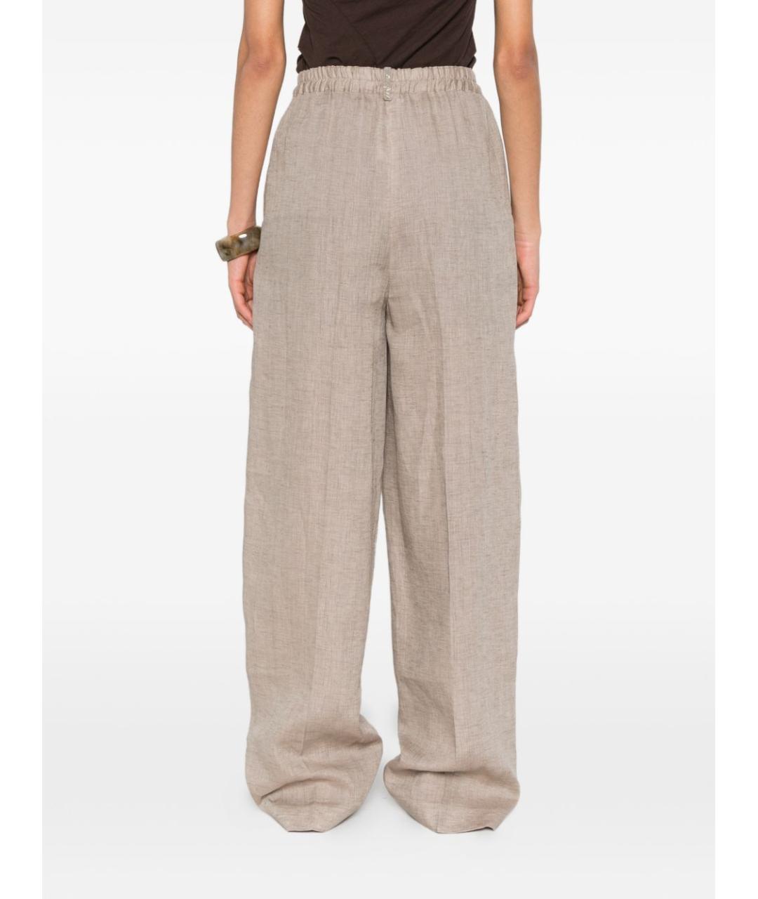 FABIANA FILIPPI Серые прямые брюки, фото 5